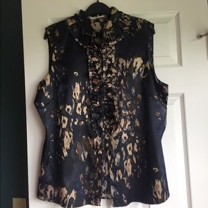 Pure silk Tahari blouse size 10